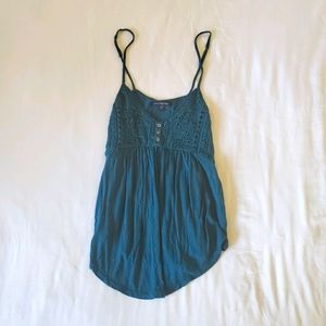 American Eagle Crochet Baby Doll Tank